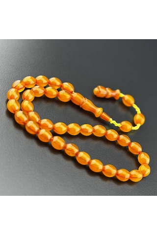 Osmanlı Benzetme Sıkma Kehibar Tesbih Hcz-model Gkrıww Sarı