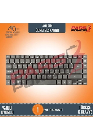 Packard Bell Ns45, Ns45Hr, Nv47 Notebook Klavye (Siyah Tr)