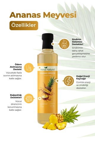 Nutriwow Ananas Sirkesi 500 Ml