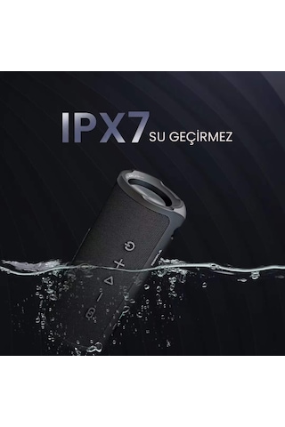 HiFuture Ripple BT5.3 IPX7 30W TWS Su Geçirmez Stereo Hoparlör Kırmızı