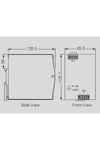 Meanwell Ndr-480-24 480w 24v 20a Ray Tip Güç Kaynağı