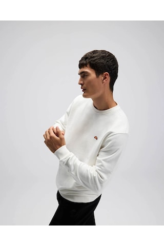 Ellesse Beyaz Erkek Sweatshirt Em579 Beyaz