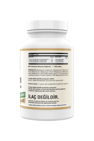 Ncs Magnezyum Elementleri 180 Tablet Kalsiyum Magnezyum Çinko Vit