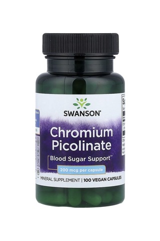 Takviye Swanson Vitamins, Chromium Picolinate, 200 Mcg, 100 Vegan Capsules