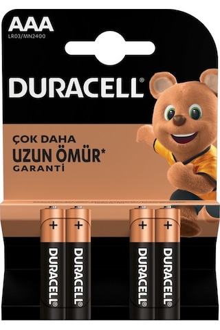 Duracell Aaa İnce Pil 4'lü - -popvitrin Duracell Duracell Aaa İnce Pil 4'lü - -popvitrin Duracell