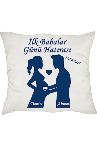 Baba Adayına Ilk Babalar Günü Hediye Seti - Tarih Ve Isim Baskılı