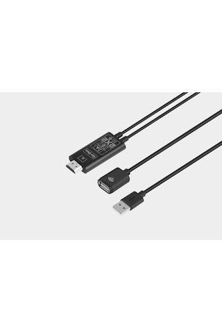 Go Des GD-8276 Wireless Display Dongle Kablosuz HDMI 1080p Görüntü Aktarım 110 cm - Siyah ZORE-260166