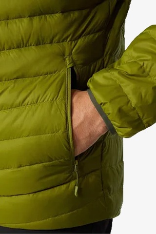 Helly Hansen Verglas Kapişonlu Down İnsulator Erkek Yeşil Mont 63005-461