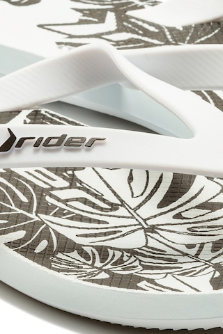 Rider R1 Style Erkek Parmak Arası Terlik Beyaz 39/46 BB0170 Siyah