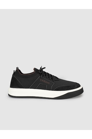 Cabani Siyah Triko Sneaker Erkek Ayakkabı