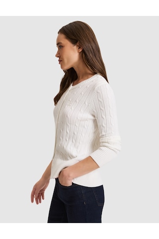 Pierre Cardin Beyaz Regular Fit Triko Hırka 50331467 Vr013