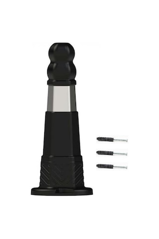 Siyah Otopark Düzenleyeci Altıgen Delinatör Siyah Renk 14060 Zeplin