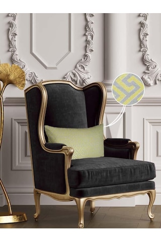 Mrs.Gugar Luxury Gri Dikdörtgen Kırlent Kılıfı