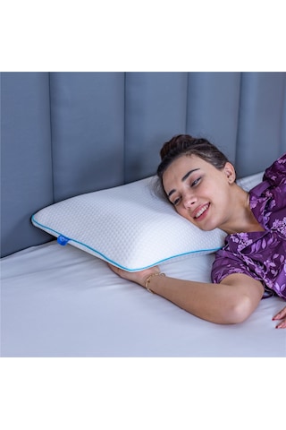 SimpleThePillow Klasik Visco Yastık Memory Foam Boyun Yastığı Hafızalı Yastık 60*40*15