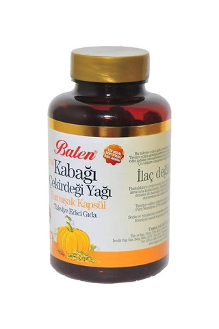 Balen Bal Kabağı Çekirdeği Yağı Yumuşak Kapsülü 1380 MG 100kapsül