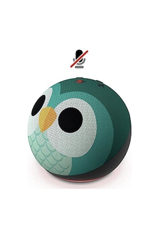 Echo Dot Kids Alexa (5. nesil) 2022 Baykuş Tasarımı