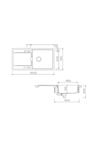 Schock Mono D-100l Night Granit Eviye Siyah