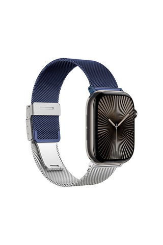 Watch 10 46mm Amazingthing Omni Styleflip Metal Hasır Kordon Gümüş