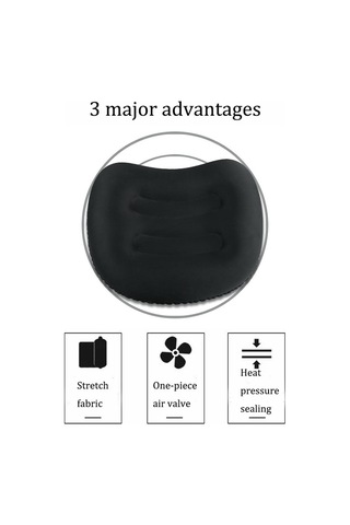 Gm-sıp10 Şişme Kamp Yastığı Açık Hava Yastıkları Kumaş + Tpu Seyahat Yastığı 001