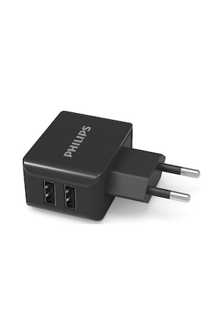 Philips Uyumlu Dlp2502Siyah Seyahat Şarj Cihazı