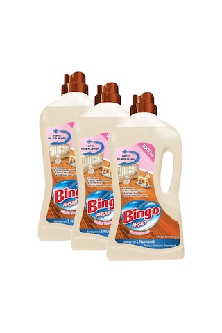 Bingo Mutlu Yuvam Ahşap Yüzey Temizleyici 3 x 1 L