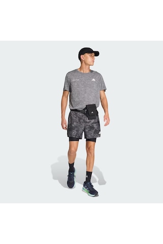 Adidas Own The Run Spray Dye 2-ın-1 Erkek Şort C-adıjn9680e50a00 Gri
