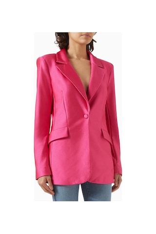 Good American Sculpted Blazer, Şık, Figür Düzeltici - Üks Kadın Ceket Pembe