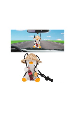 Lemestar Plastik Materyal Araba Aromaterapi Ve Dekoratif Aletler Swing Duck Araba Pendentleri Ev Ofis Araba İç Dekorasyon lik Eşya