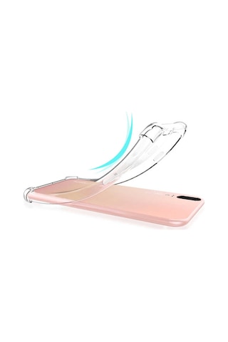 Huawei P20 Pro Kılıf Zore Nitro Anti Shock Silikon Kılıf Renksiz