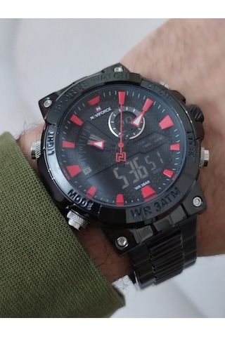 Naviforce Erkek Kol Saati Çift Kordonlu Dijital & Analog 2102
