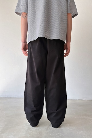 Flaw Basic Baggy Pantolon-29078 Siyah