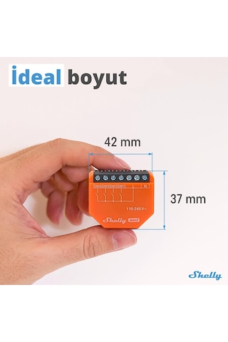 Shelly İ4 Gen3 Akıllı 4 Kanallı Sahne Kontrol Rölesi