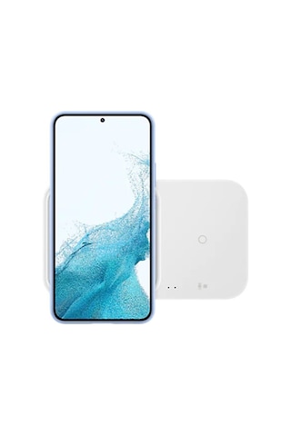 Samsung Uyumlu Kablosuz İkili Şarj Cihazı / P5400 - Beyaz