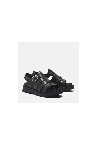 Timberland Kadın Claremont Way Fisherman Siyah Sandalet-4047 Siyah