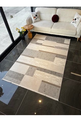 Still Halı Salon, Oturma, Yatak Odası Halısı Desen Kodu 77230-095 Bej