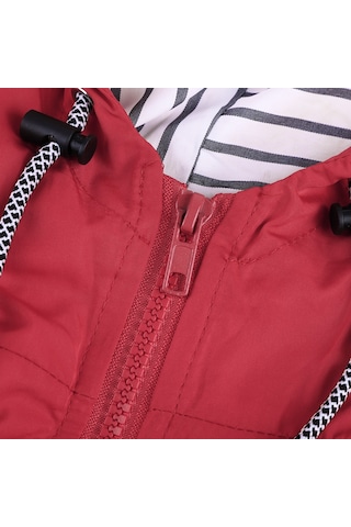 Sones Kadın Su Geçirmez Yağmurluk Kapşonlu Yağmurluk Lacivert