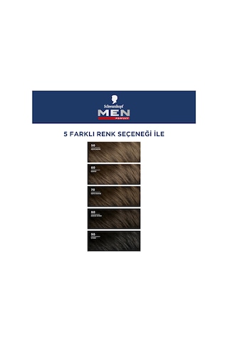 Schwarzkopf Men Perfect Saç Boyası 80 - Kahve Siyah