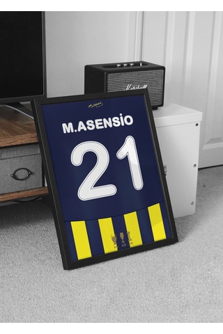 M. Asensio 21 Forma Tasarımlı Poster Tablo Çerçeveli