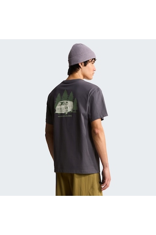 The North Face M Van Lıfe Relaxed Short Sleeve Tee-grap Erkek Tişört Nf0a8gqnrhı1 Gri