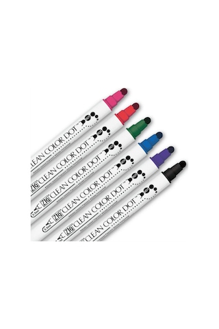 Zig Clean Color Dot Çift Taraflı 6'lı Set