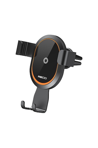 Recci Rho-c26 Araç İçi Telefon Tutucu 360 Dönebilen Havalandırma Tasarımlı Siyah