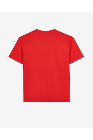 Skechers M Relax Fit Faded S T-shirt Erkek Kırmızı S2620109-0120