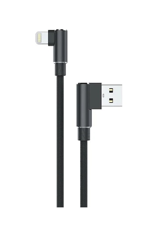 Usb To Lightning 3m 2.4a Kablo - Siyah Standart