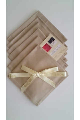 Mutfak Peçetesi Plain 40X40 Cm 6'Lı Sütlü Kahve (428480498)