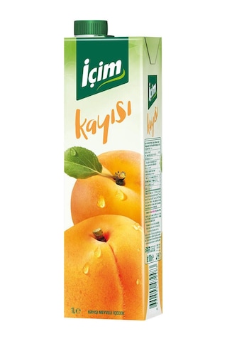 İçim Meyve Suyu Kayısı 1 Lt X 6 Adet