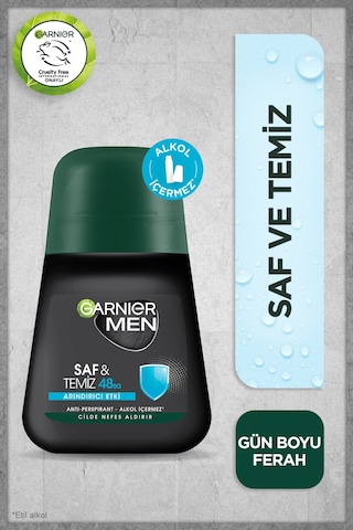Garnier Men Saf & Temiz Erkek Roll-On Deodorant 50 ML