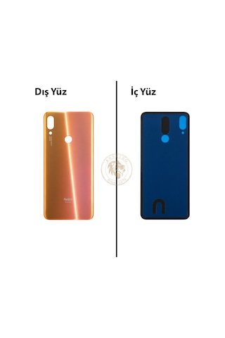 Xiaomi Redmi Note 7 Alacakaranlık Altını Arka Pil Kapağı Batarya Kapağı Lazer Kesim Back Cover Çok Renkli
