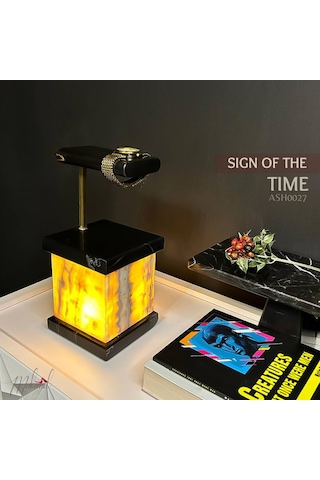 Lüks Mermer Standı Led Işıklı Eşsiz Dekor- Mükemel
