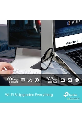 Archer Tx10ub Wi-fi 6 & Bluetooth 5.3 Usb Adaptör Ax900 Mbps Çift Bant İkisi Bir Arada Kolay Kurulum Windows Uyumlu