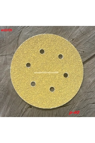 Würth Sahara 150mm Yapışkanlı Zımpara Araç Kuru Zımpara Kağıdı 5 Adet